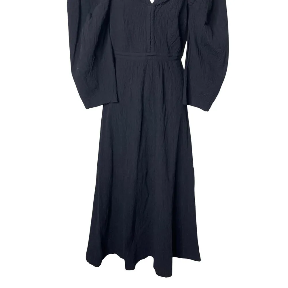 MARA HOFFMAN Violeta textured stretch-cotton midi dress sz 00 - Image 6