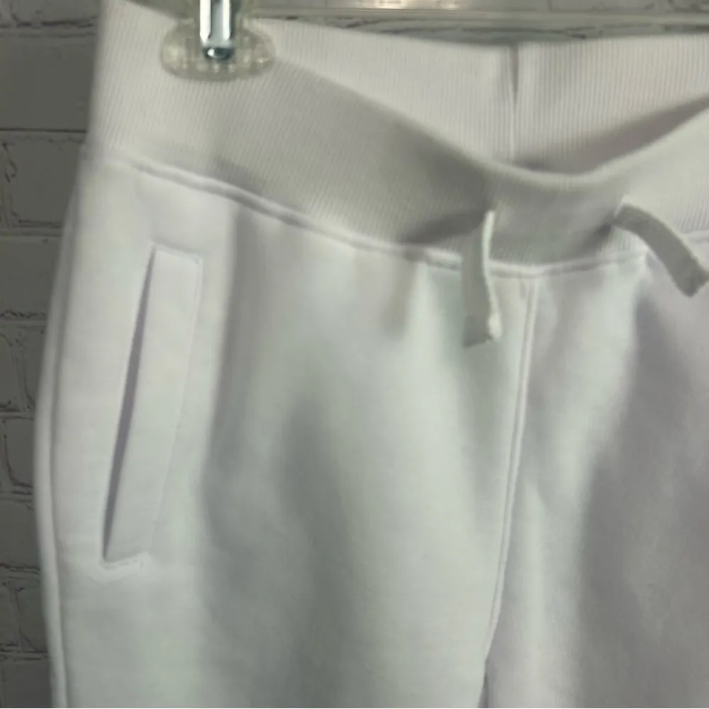 South pole New Ladies all white jogger active pants minimalist capsule Large - Image 9