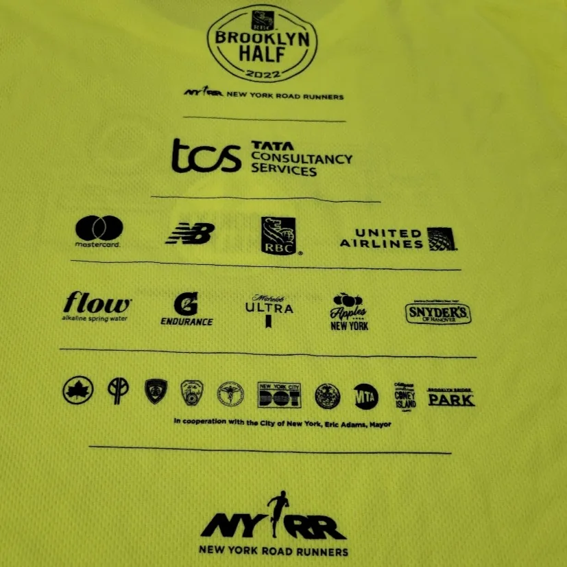 New Balance Top Size Large 2022 Boston Half Marathon New York Road Runners Shirt Women's Top - Image 8