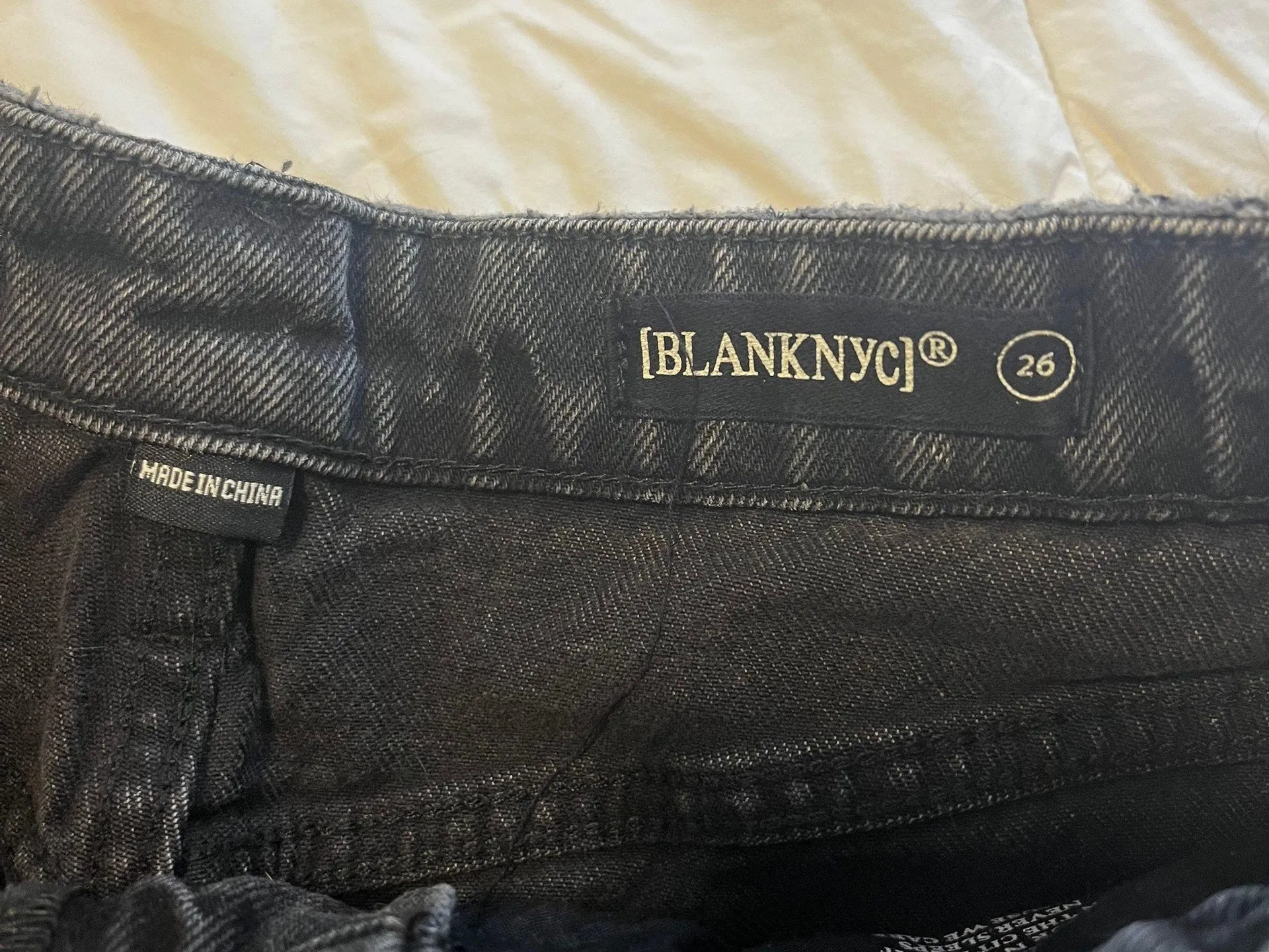 Black Jean Shorts - Image 3