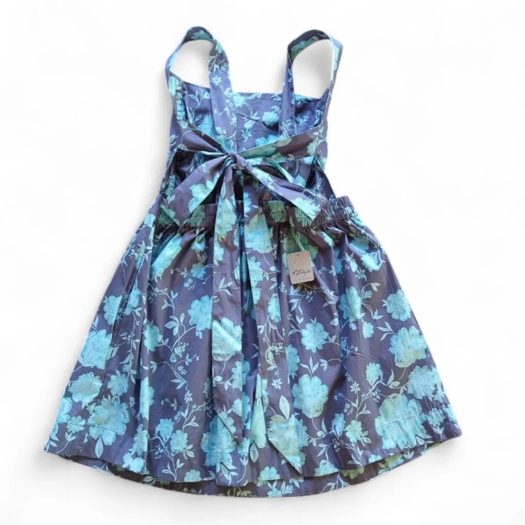 Free People Meet Me In Maui Floral Tie Mini Dress XL| Coastal Vacay Vibes NWT - Image 7