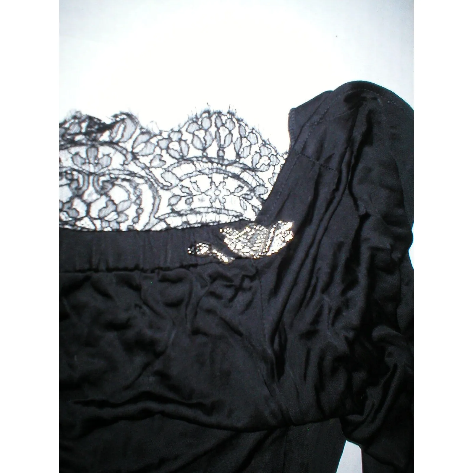 Womens 10 New NWT Designer 44 Class Roberto Cavalli Black Top Snake Silver Metal - Image 2