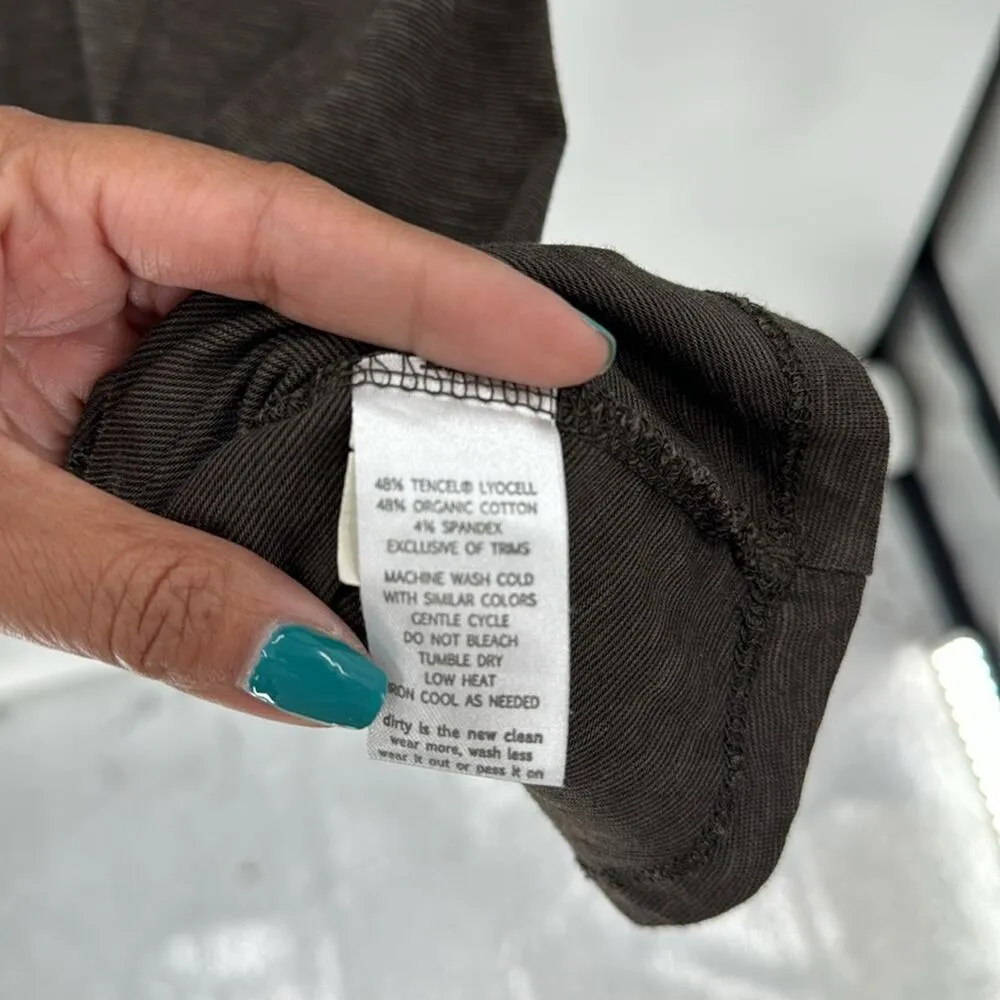 Horny Toad brown Rosalinda dress casual Gorpcore 3 quarter sleeve size S - Image 6