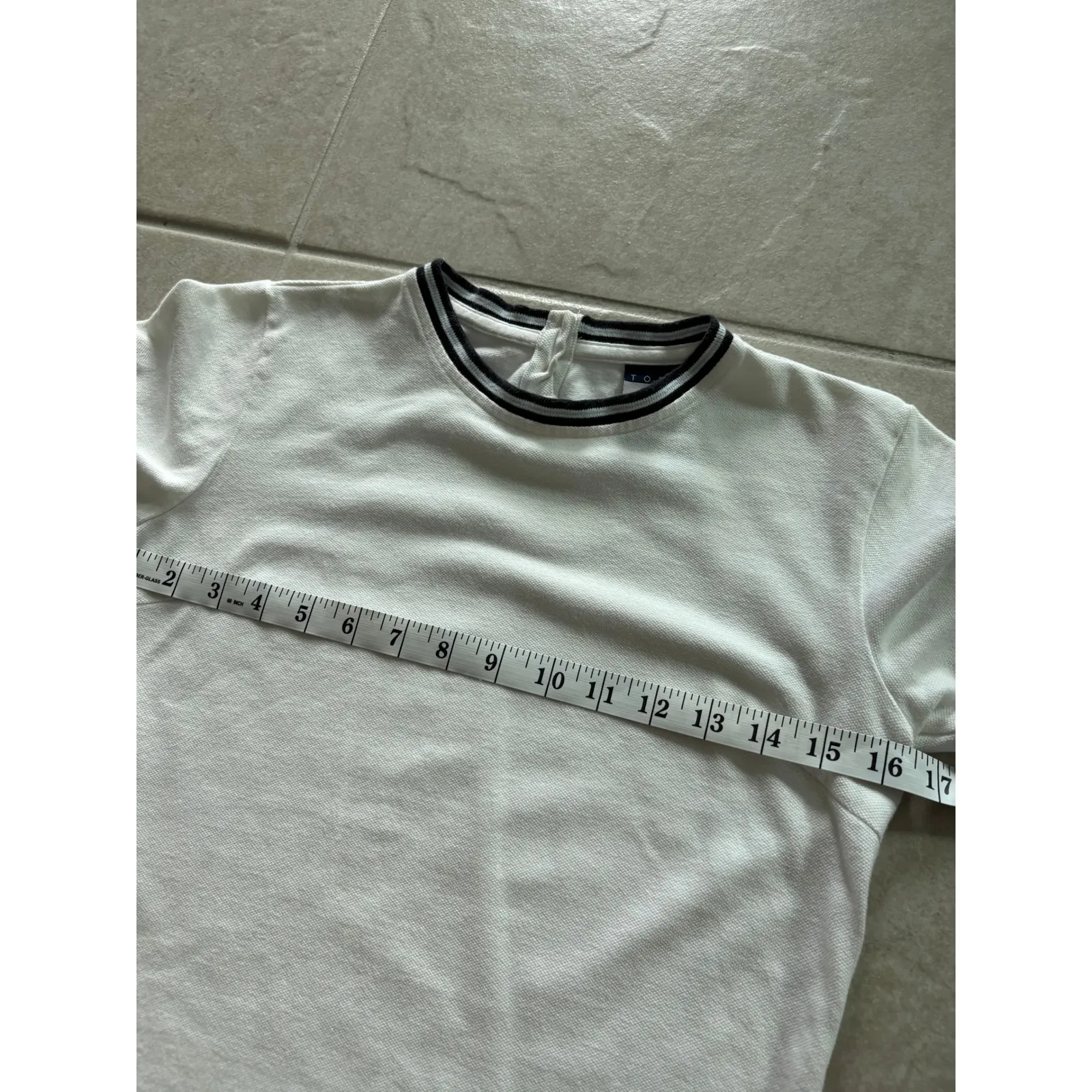 Tommy Hilfiger Top Womens‎ Small White High Neck Y2K Preppy Old Money Vintage - Image 6