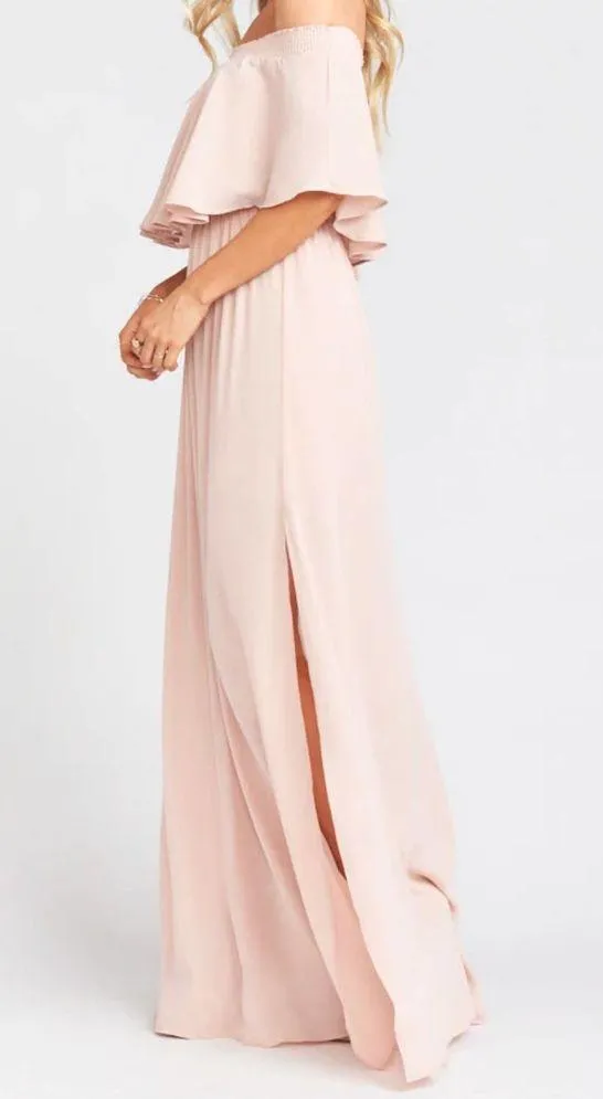 SHOW ME YOUR MUMU LINED DOUBLE SLIT VERSATILE RUFFLE TOP DRESS LARGE - Image 6