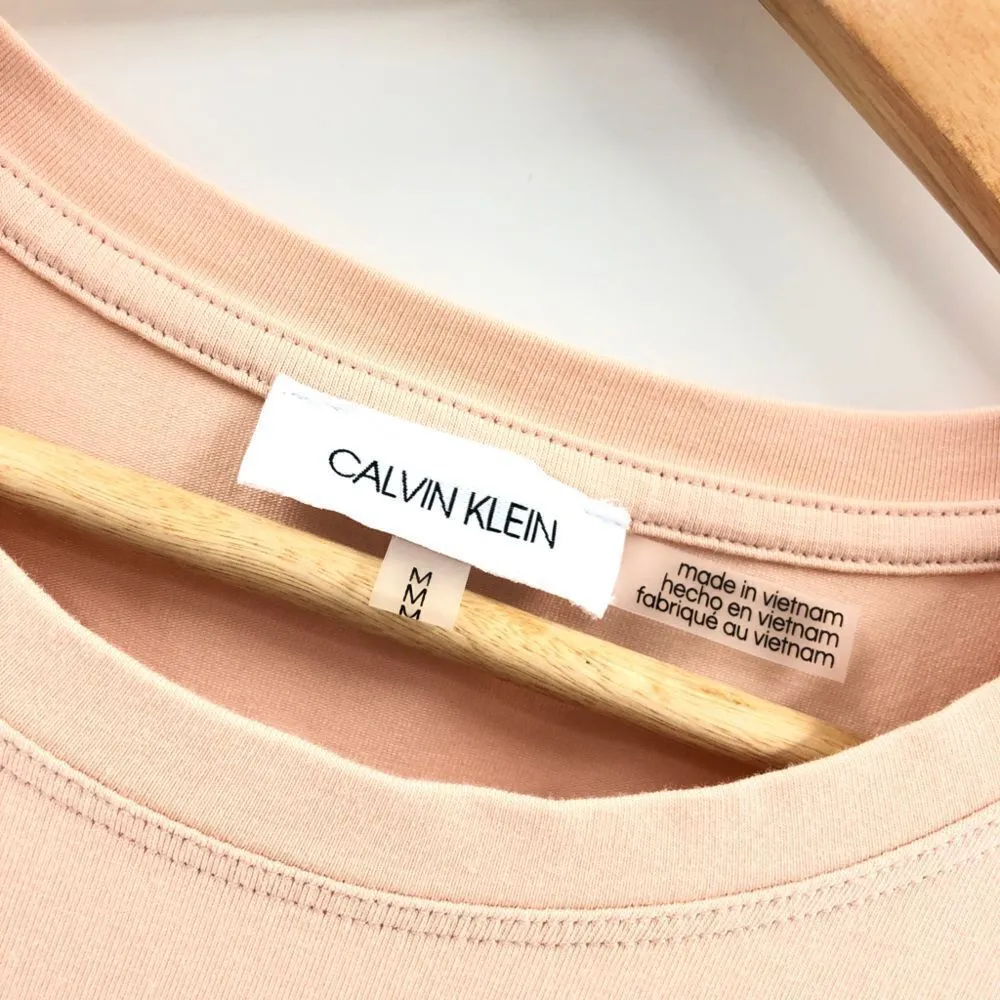 ‎Calvin Klein Short-Sleeve T-Shirt Blush M - Image 2