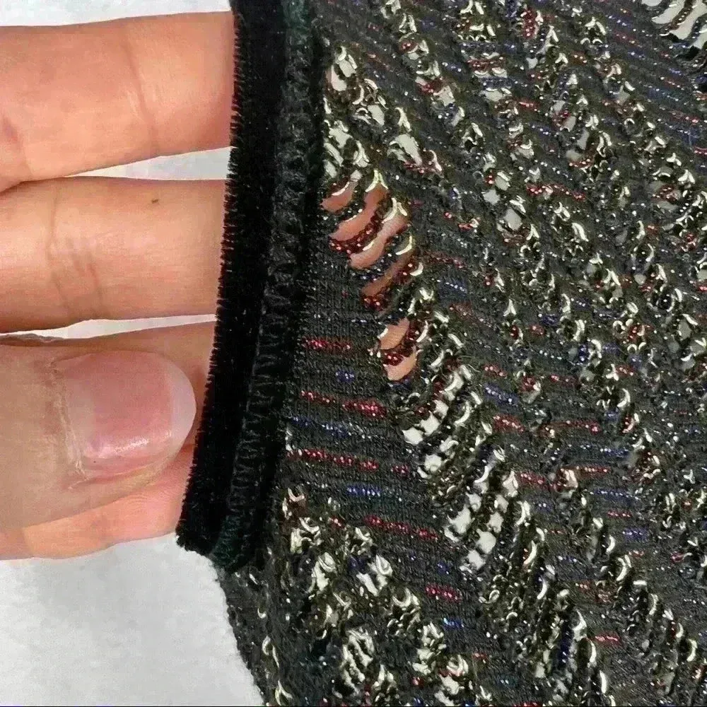 ZARA Women Metallic Meah Top Sz S Sleeveless Retro Funky Preppy - Image 5