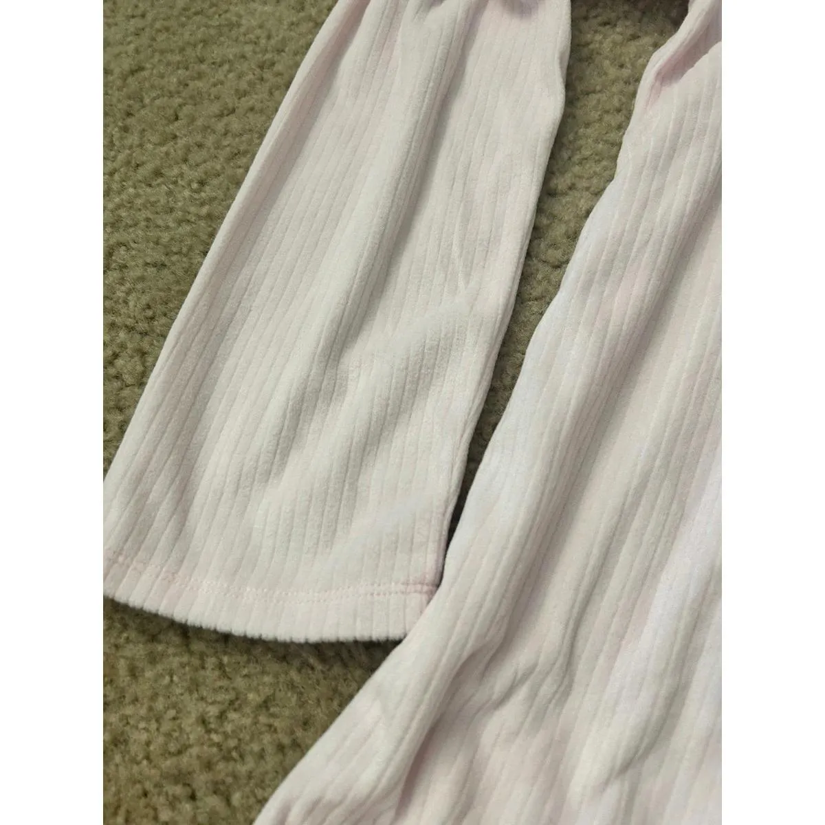 A1 Croft and barrow medium top long sleeve pink shirt warm plush unused - Image 4