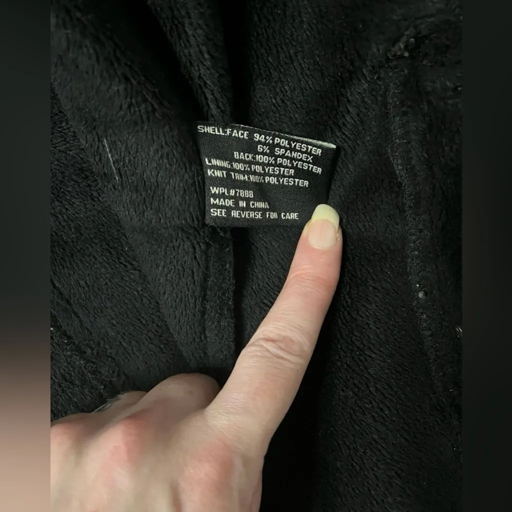 M60 Miss Sixty Women’s Black Belted Jacket Size Medium - Image 9