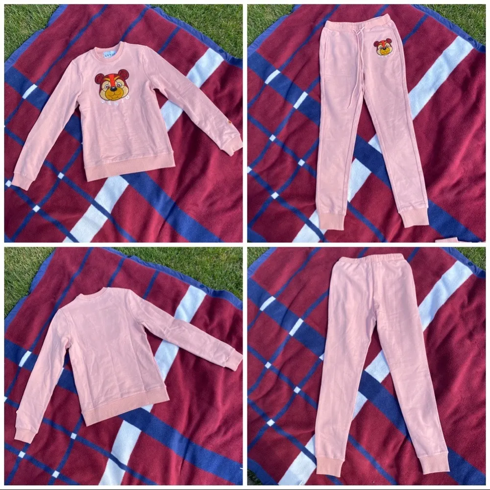 GENIO pink sweatsuit set Tagged small - Image 3