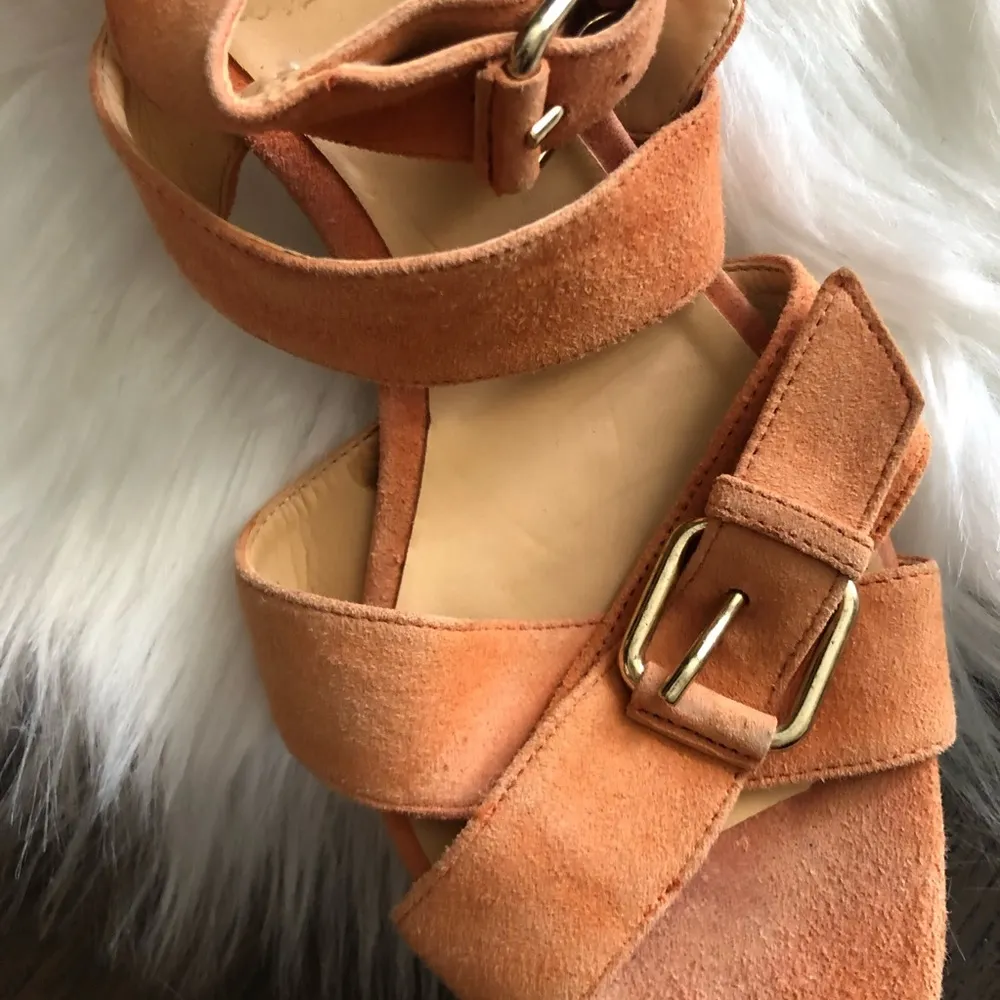 J.Crew  | Lucca Suede buckle heeled Sandals - Image 46