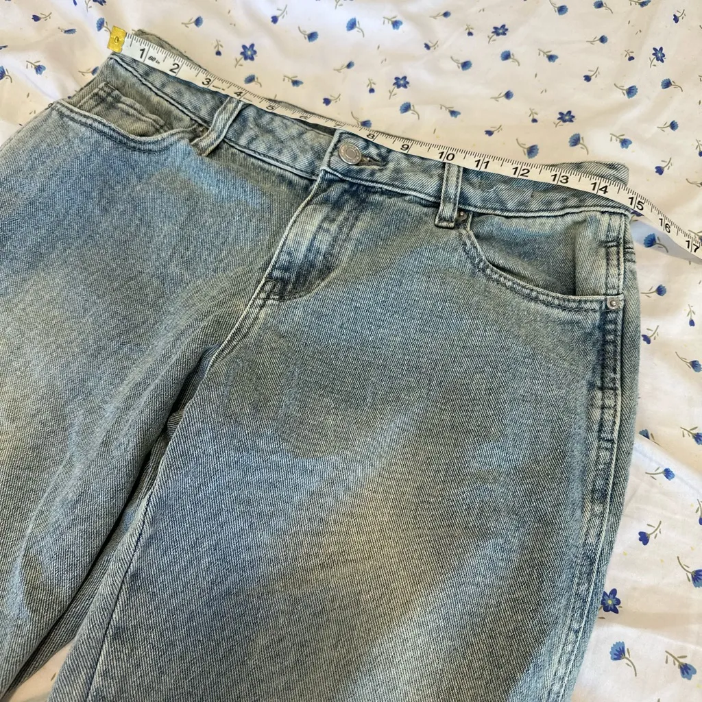 EUC PacSun Casey Low Rise Baggy Wide Leg Jeans Sz: 26  Light Wash Streetwear Y2K - Image 3