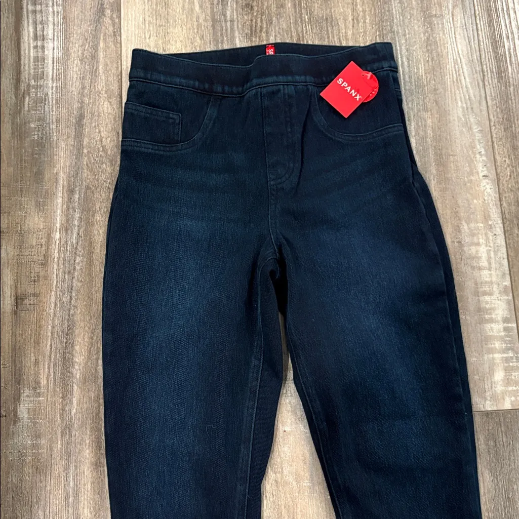 NWT Spanx Ankle Jean-ish Leggings small twilight wash - Image 5