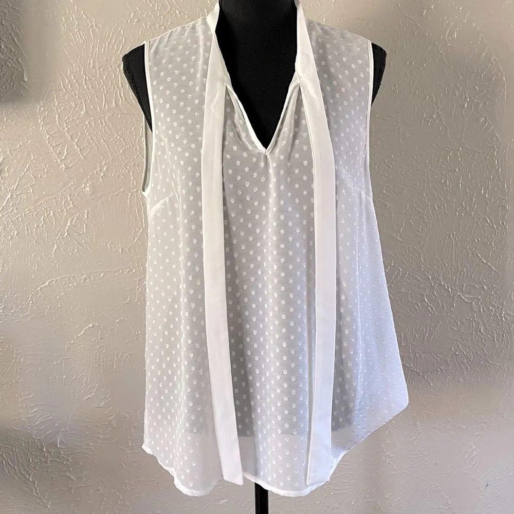 ⚪️Black Rainn Polka Dot Tank⚪️ ~med - Image 3