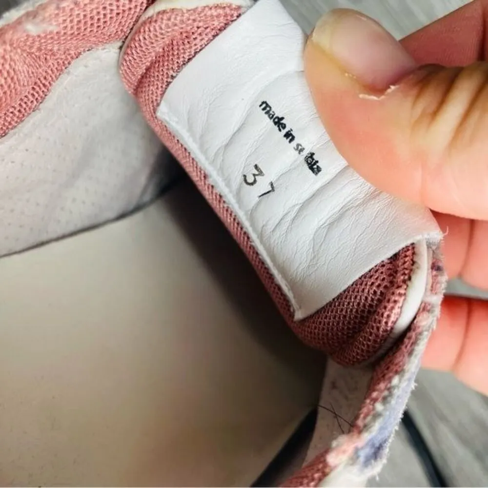 Voile Blanche Julia power faded suede and technical fabric sneaker shoes 37 / 6 Blue - Image 8