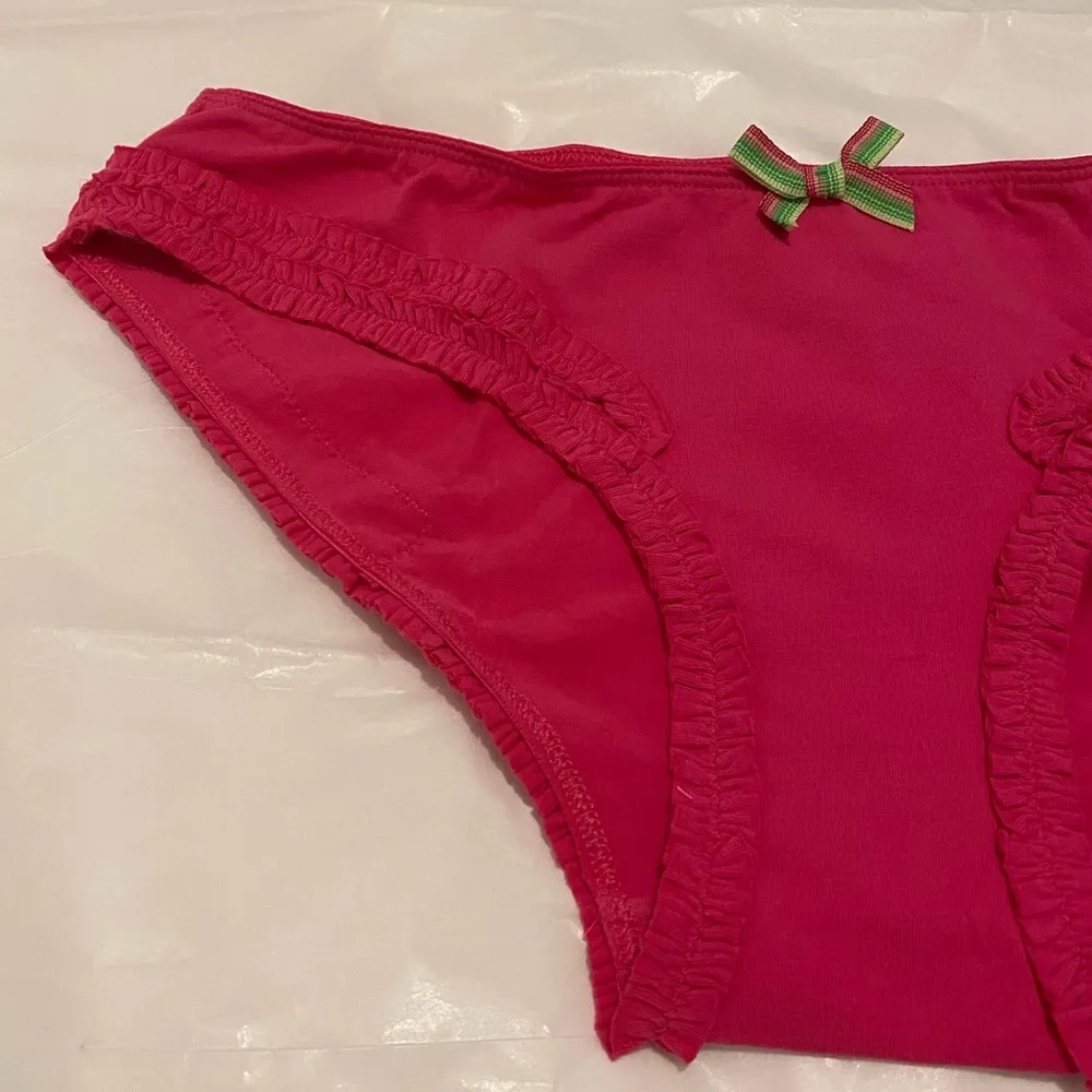 Victoria’s Secret Pink Y2K Ruffle Trim Bow Hiphugger Size M New Without Tag - Image 2