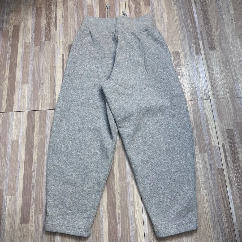Nike Women's Heather Gray Fleece Sweatpants Joggers Size XXS - Image 9