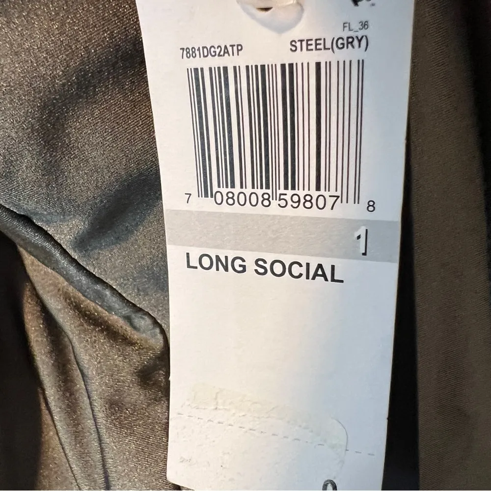 City Studio Size 1 Sleeveless 1 Shoulder Asymmetrical Maxi Evening Sheath Dress Silver - Image 10