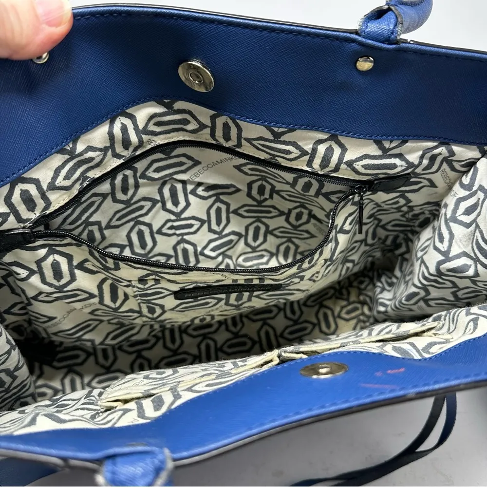 REBECCA MINKOFF MAB Blue Medium Tote Bag NWOT - Image 8