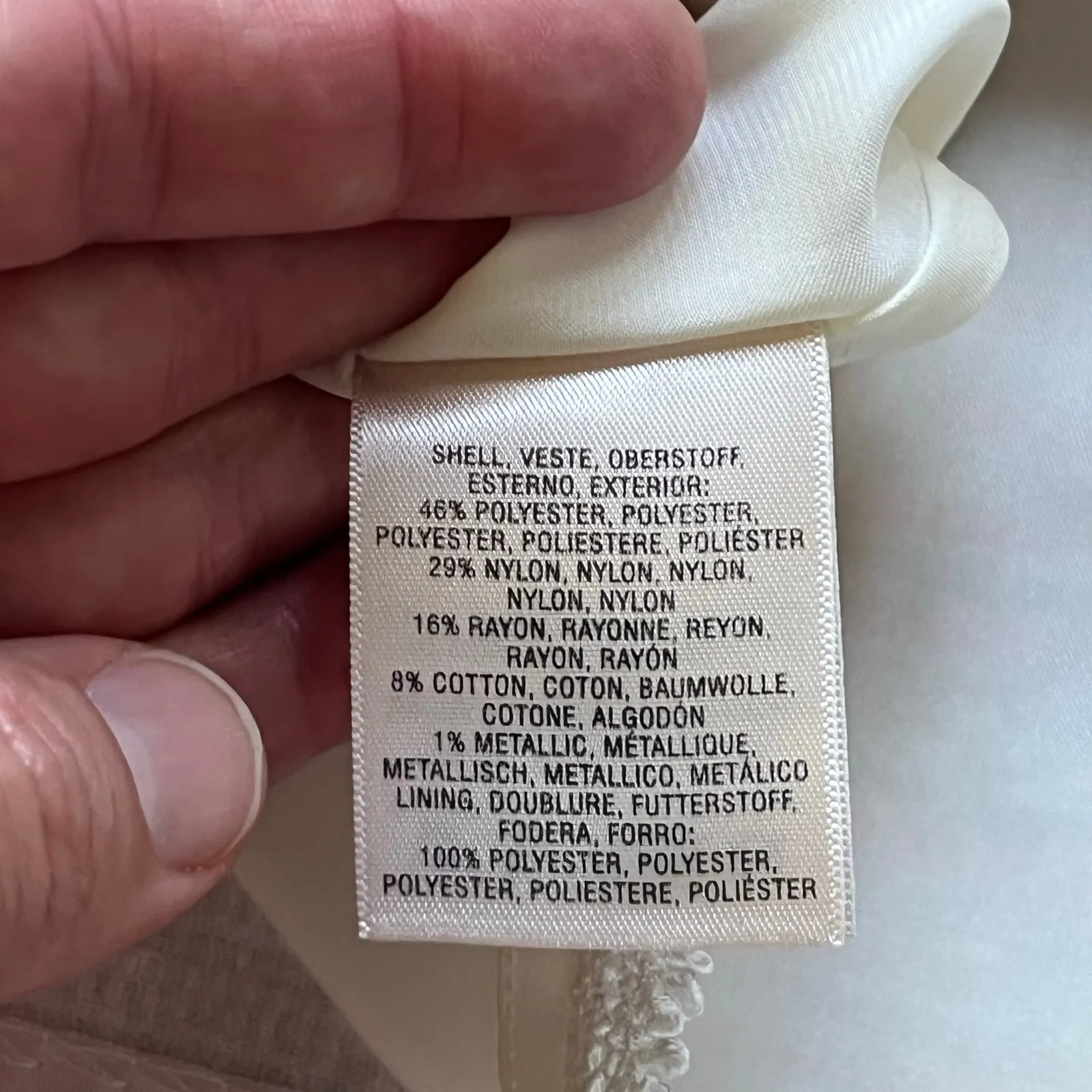 Anthropologie Moulinette Soeurs Pink & White Tweed Mini Dress Size 4 - Image 11