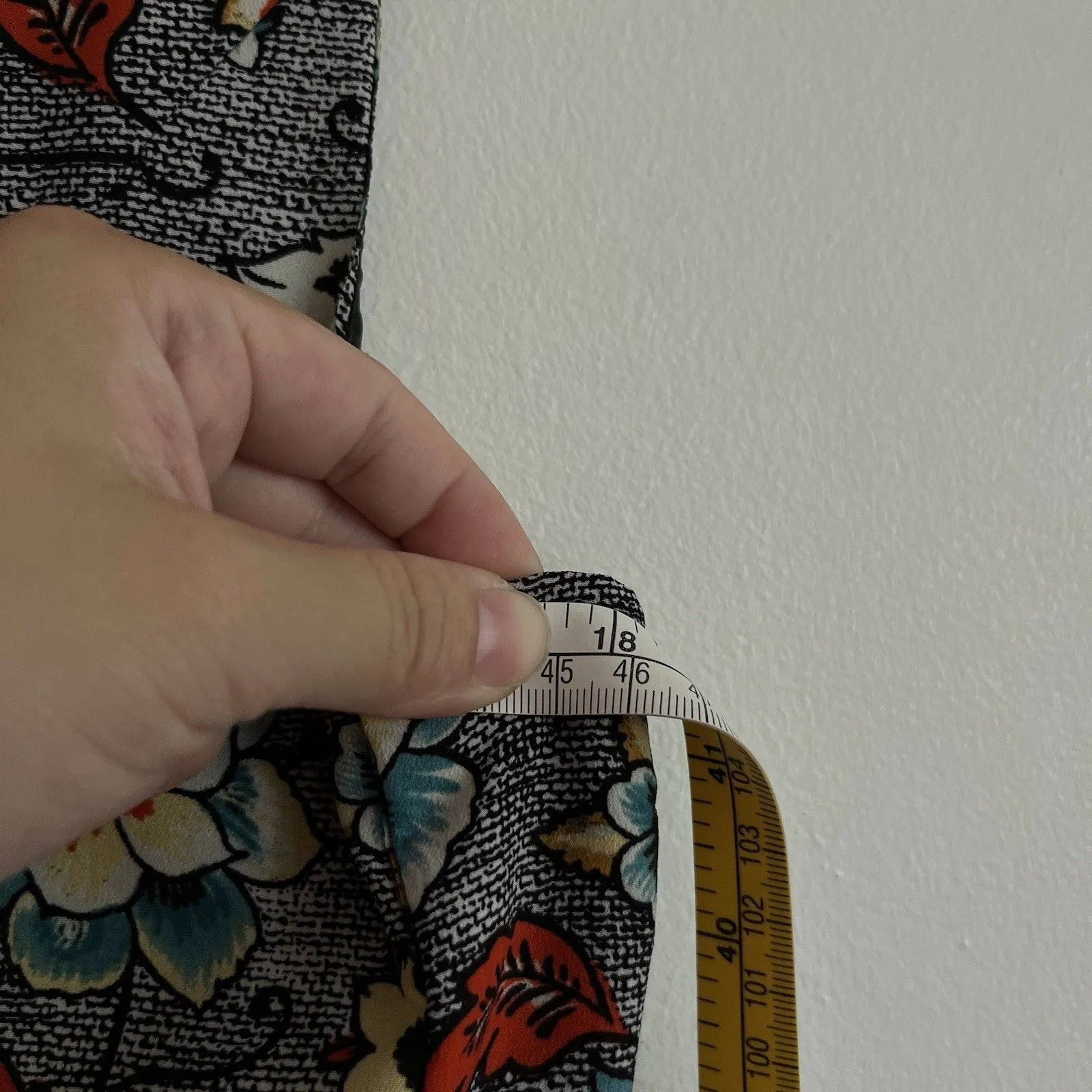 Laundry by Shelli Segal Sz 4 Floral Ruffle Dress - Image 7