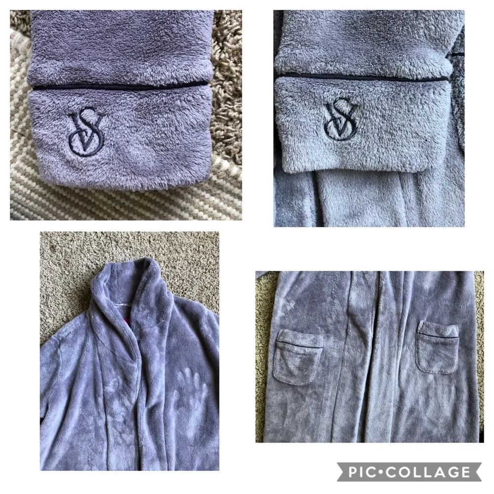 VS fuzzy bathrobe Sz XS - Image 7