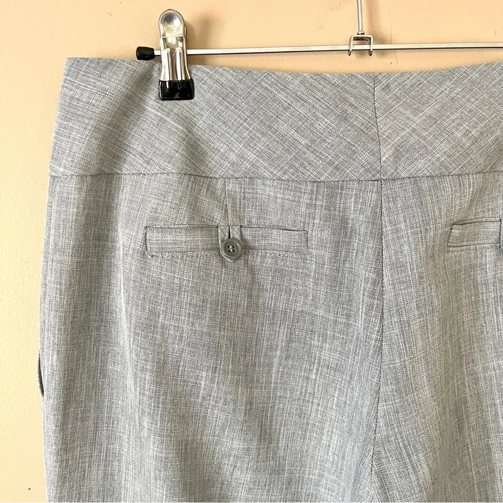 THE LIMITED | Light Gray Cassidy Fit Wide Leg Trouser Pants Sz 8 - Image 4