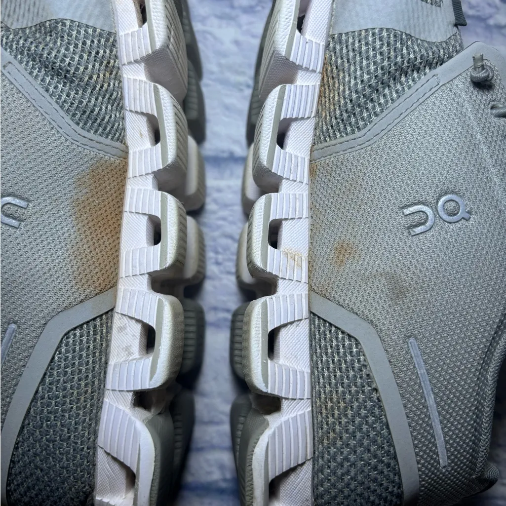 ON CLOUD 5 Shoes Running Sneakers Women’s Slate Gray Mesh Size 8.5  No Insoles - Image 11