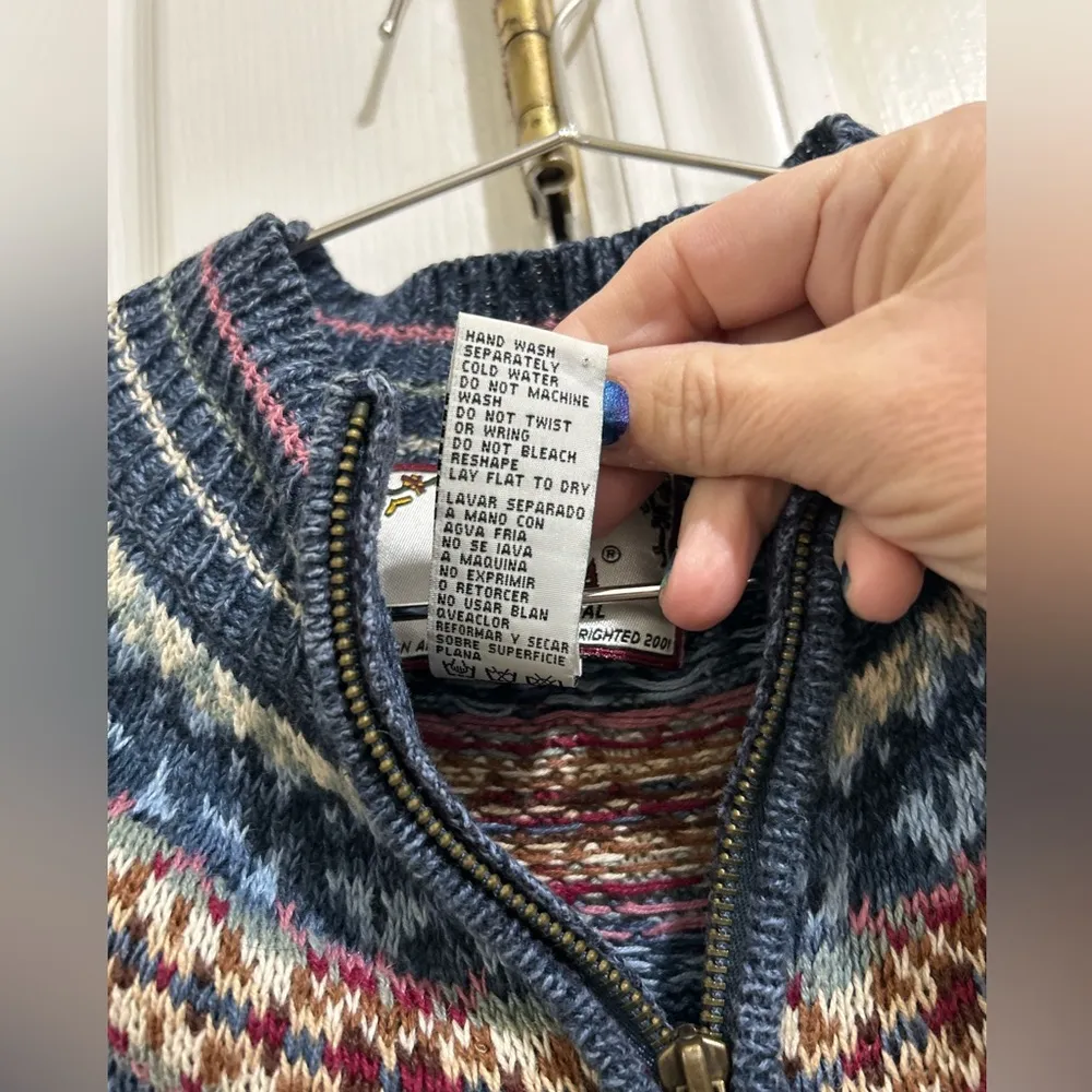 Vintage Tiara International Zippered Cardigan Women’s Size XL (see notes) EUC - Image 6