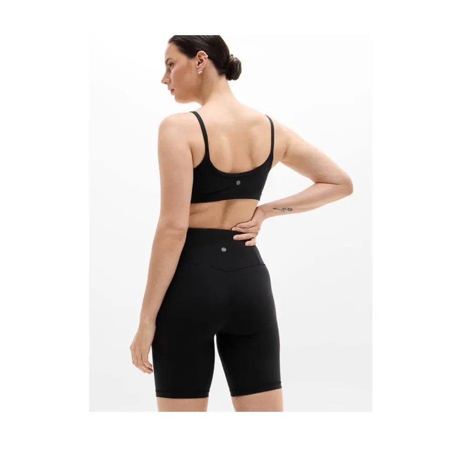 Athleta Ultra High Rise Elation 9" Short Black Size Medium - Image 2