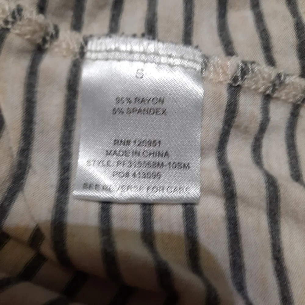 Pink Rose Striped Long Sleeve Tee Small - Image 5