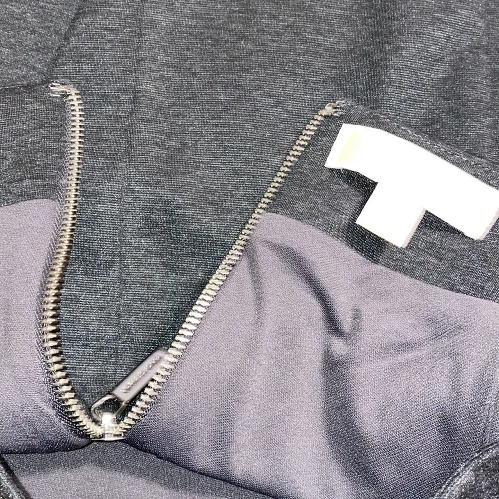 Michael Michael Kors size 8 women’s dark gray Derby pencil skirt zipper pockets - Image 12