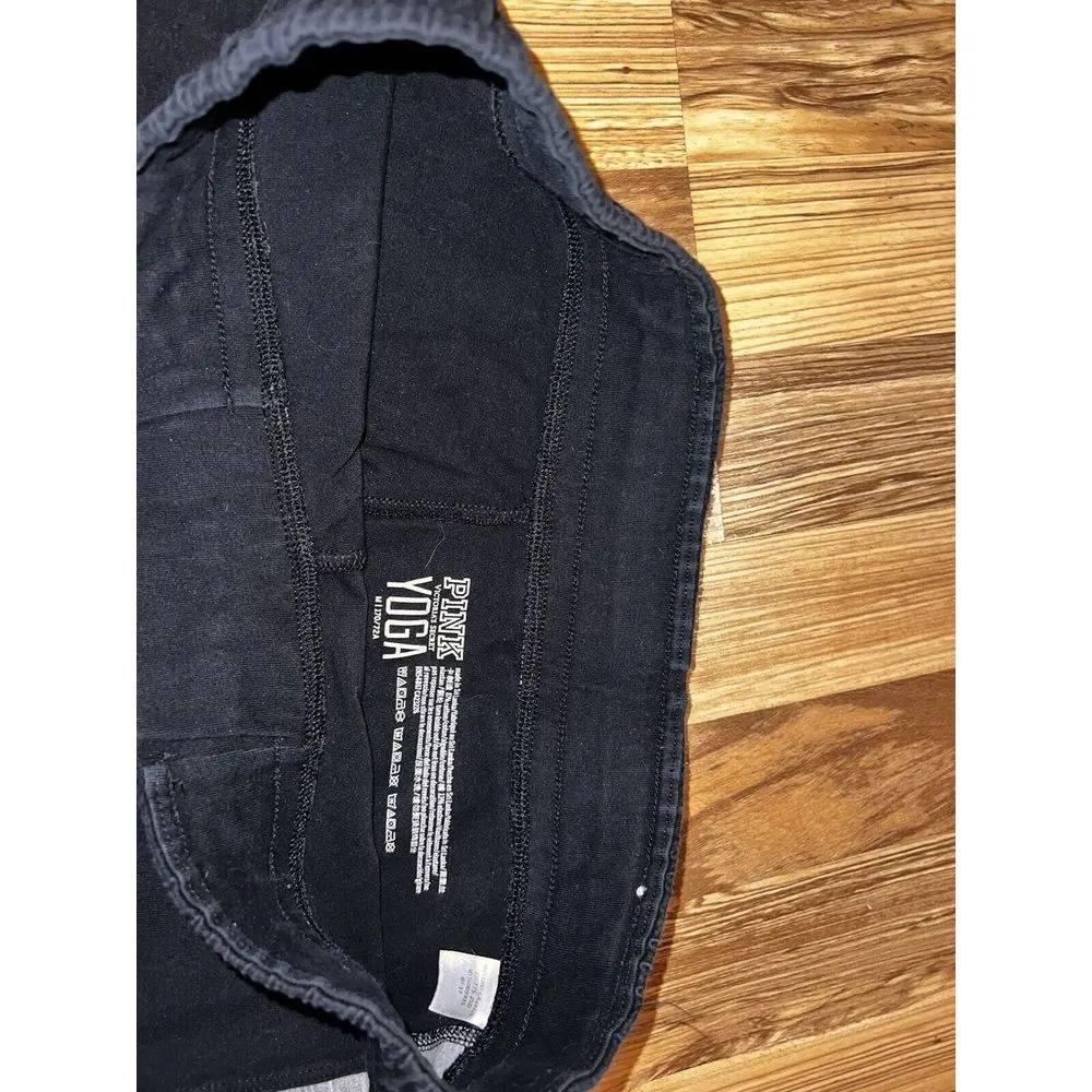 Victoria's Secret Pink Love Colorblock Zip Ankles Campus‎ Yoga Legging M Medium - Image 6