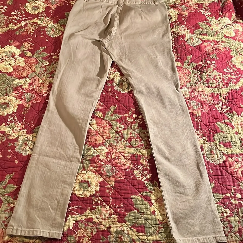 Vintage Jeanology tan skinny jeans Size 8 - Image 5