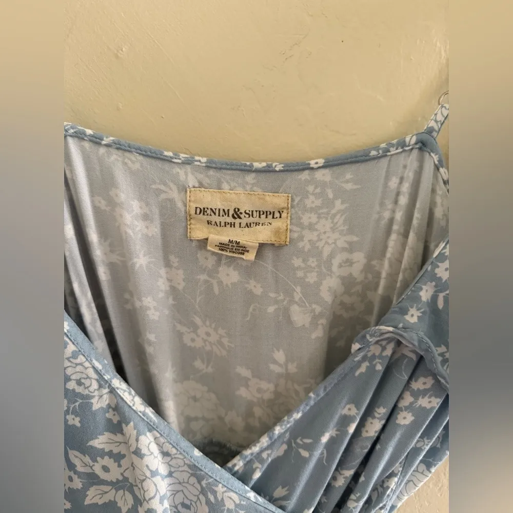 Denim Supply Ralph Lauren Printed Flounce Dress. Worn one time. - Image 4