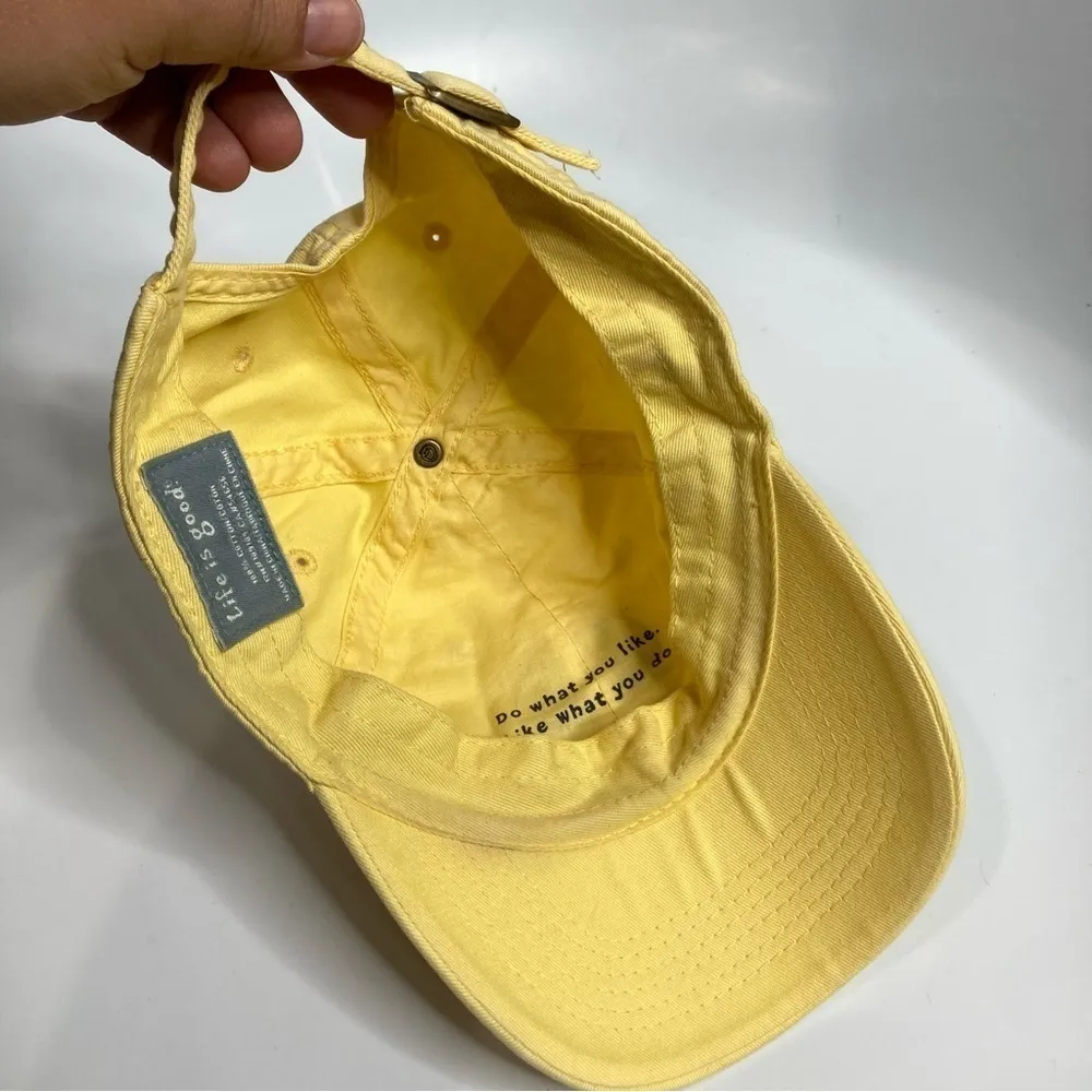 Life is Good yellow hat flip flops one size‎ - Image 3