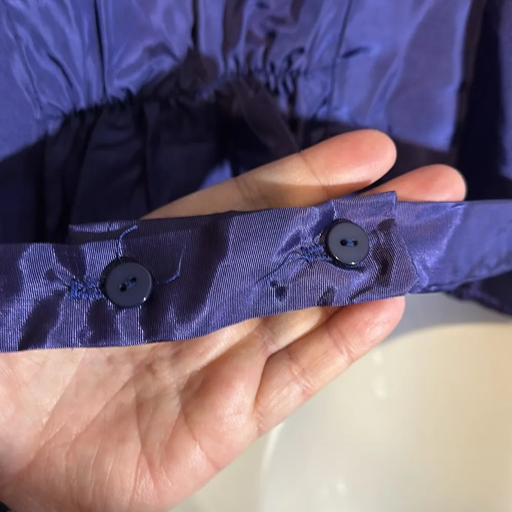 Kiks Vintage 1980s or 1990s Purple Vest Gray Green Floral Pattern Large - Image 13