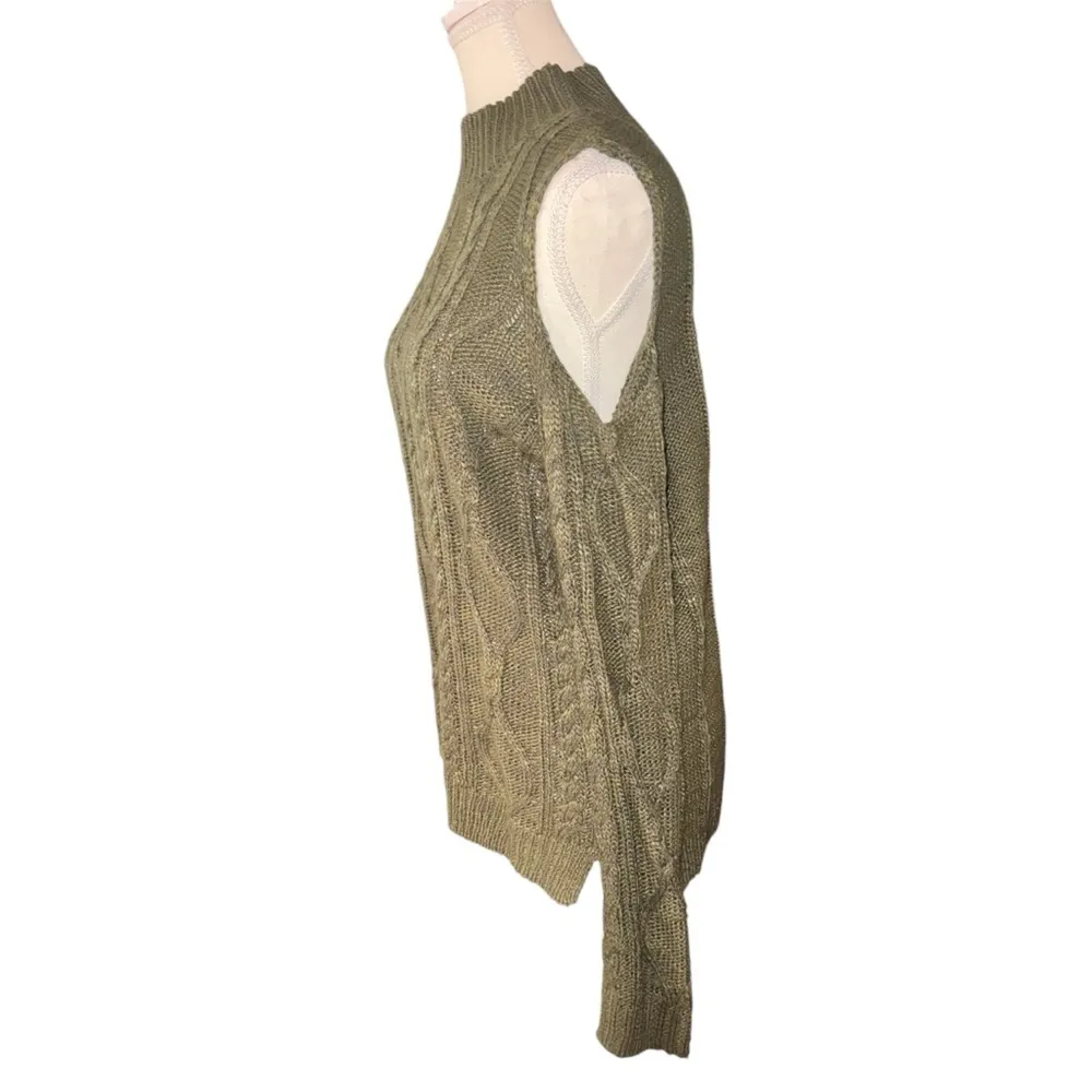 Cold shoulder sweater Green Size M - Image 2