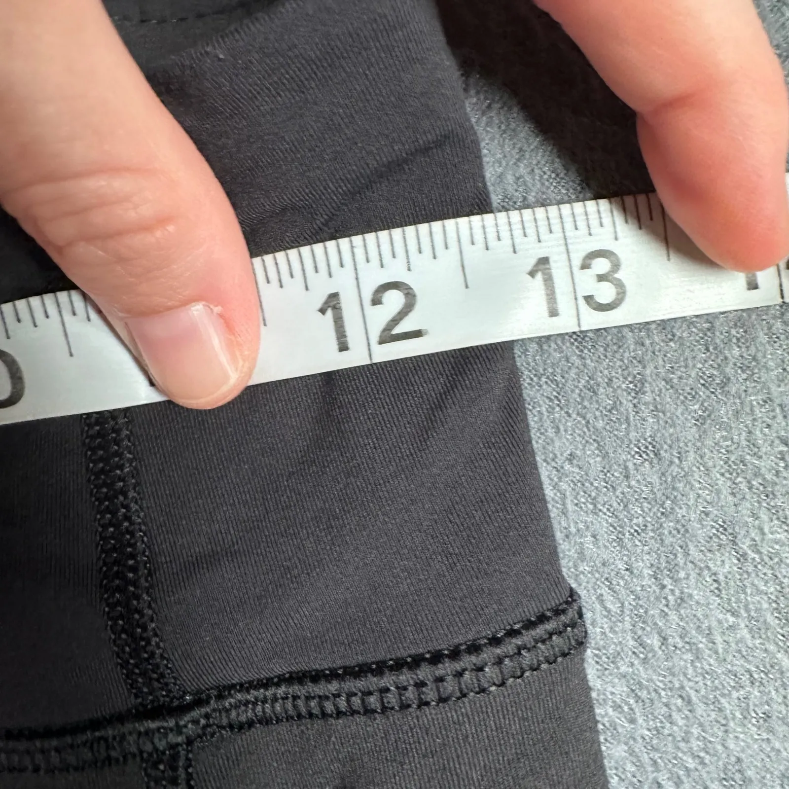 Lululemon Speed Tight III Ruched Leggings Womens 4 Black Pull On Pockets - Image 6