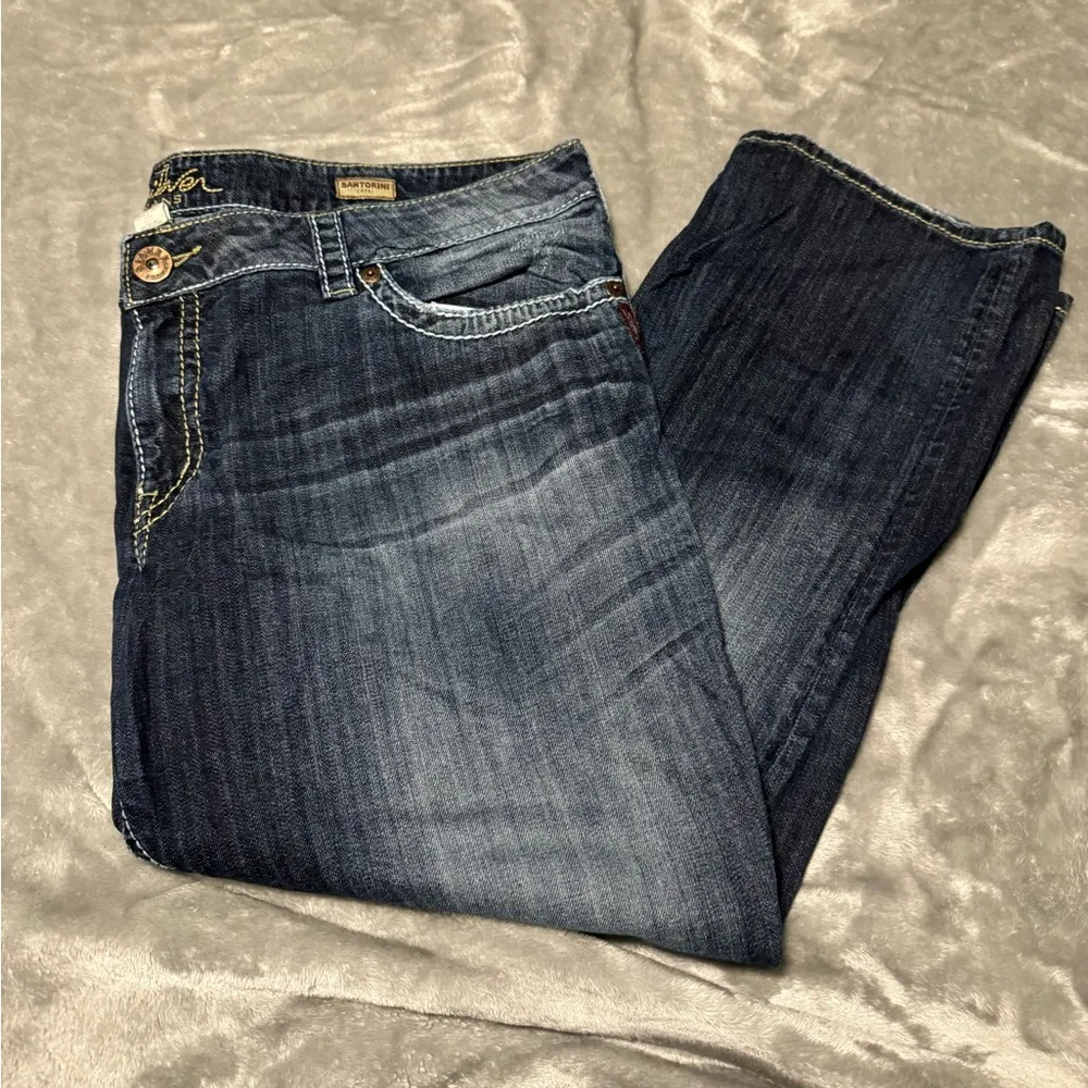 Silver Jeans Blue Santorini Capri Denim - Image 2