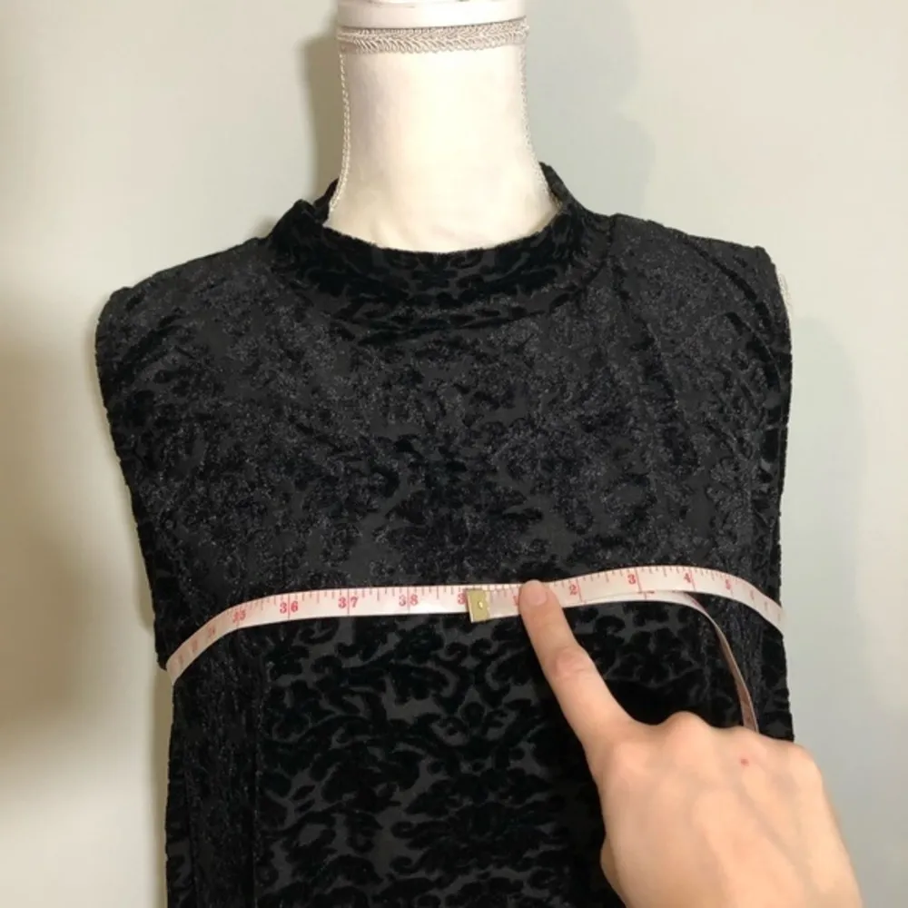 NWOT s Velvet Damask Blouse Top New - Image 6