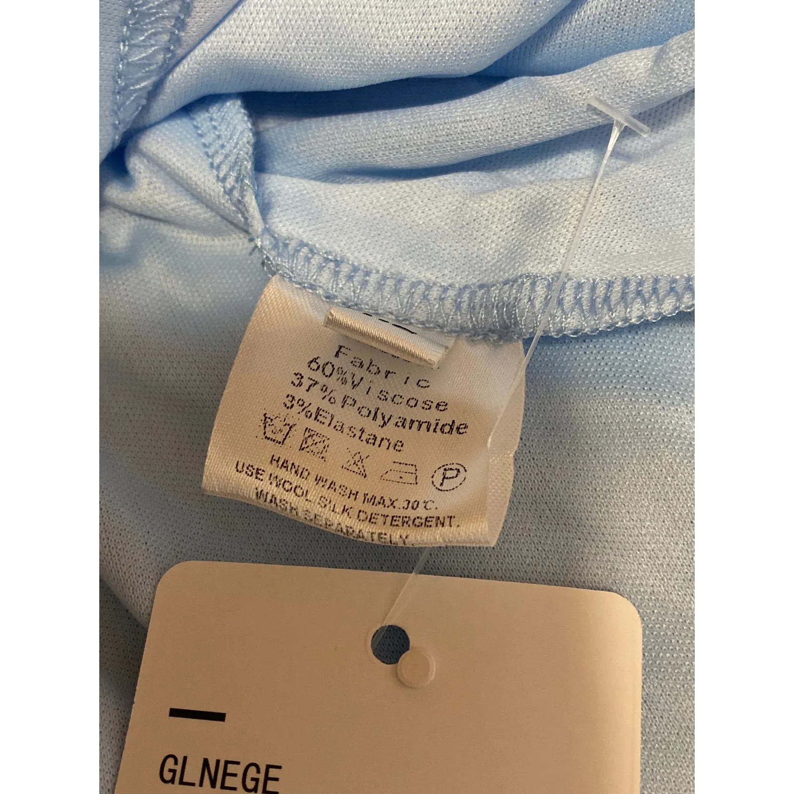 NEW Glnege Blue Ruffle Sleeveless Corset Bustier Pleat Fit & Flare Mini Dress XL - Image 4