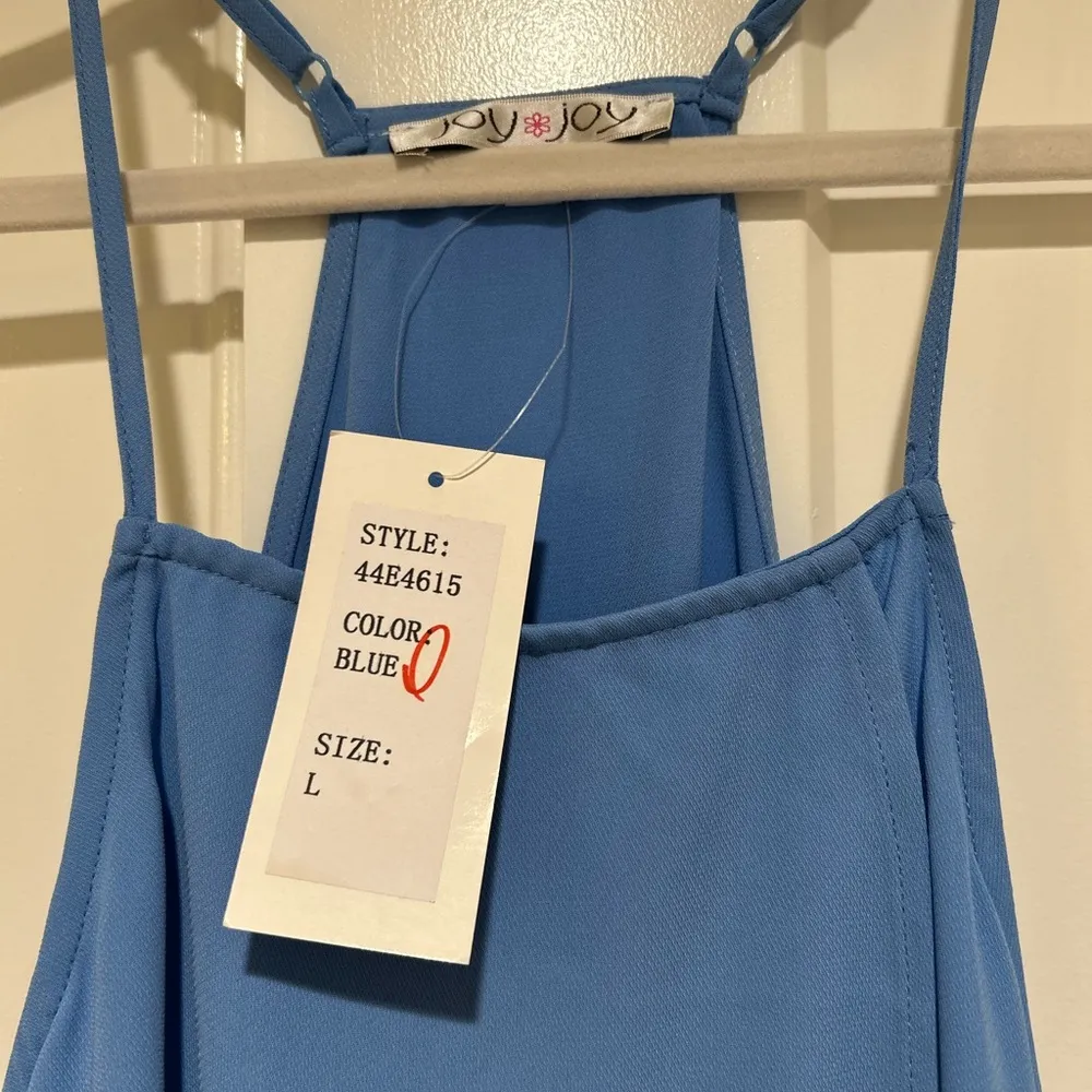 Boutique Layered Blue Tank - Image 3