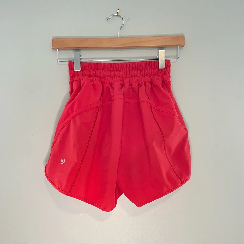 Lululemon Track That Mid-Rise Lined Short 5" Love Red 2 - Image 8