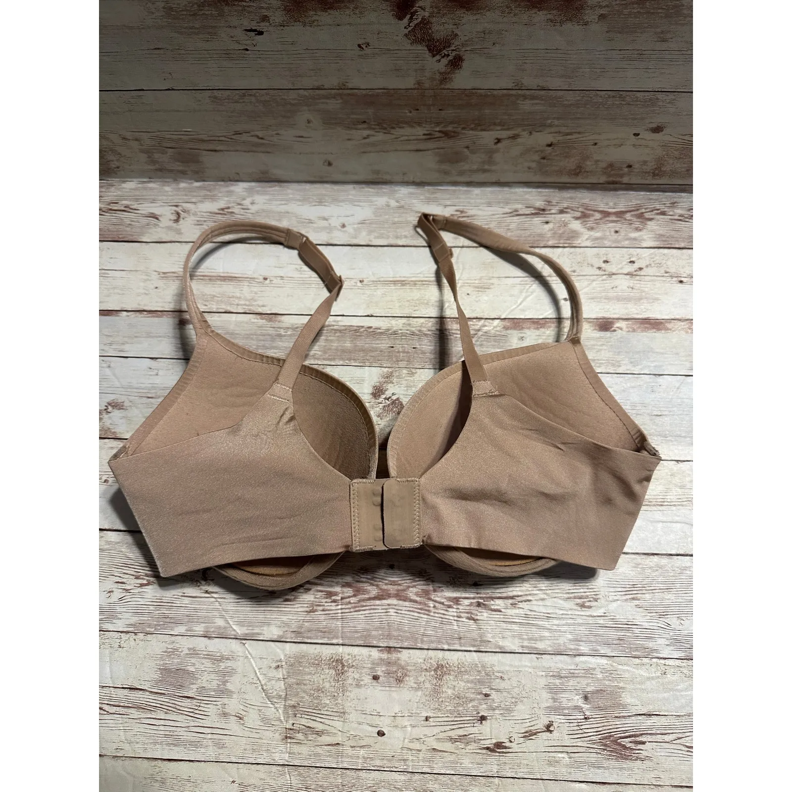 SKIMS Nipple Push Up Bra Size Size 32D Beige Neutral Padded Wired - Image 2