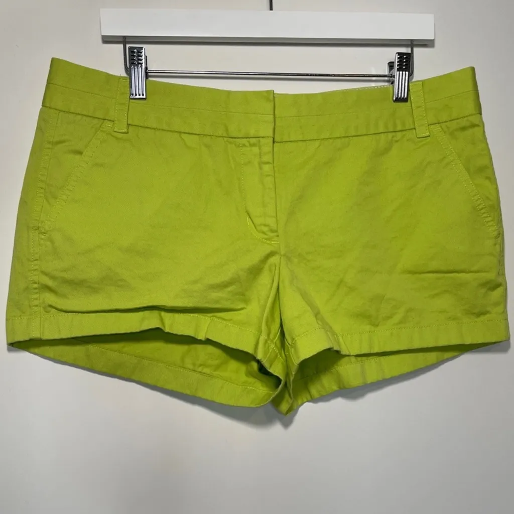 J. Crew Lime Green Women's Shorts - Image 3
