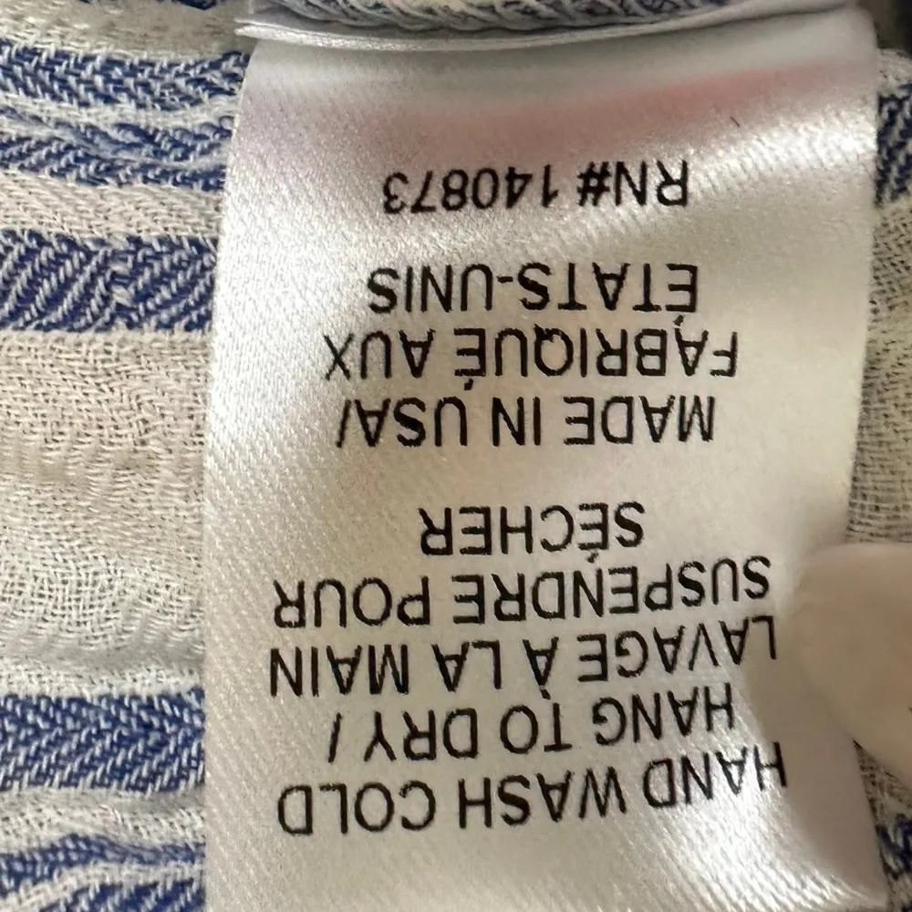 LoveShackFancy Daisy Off the Shoulder Crop Top
Blouse Size XS Pom Pom Hem - Image 12