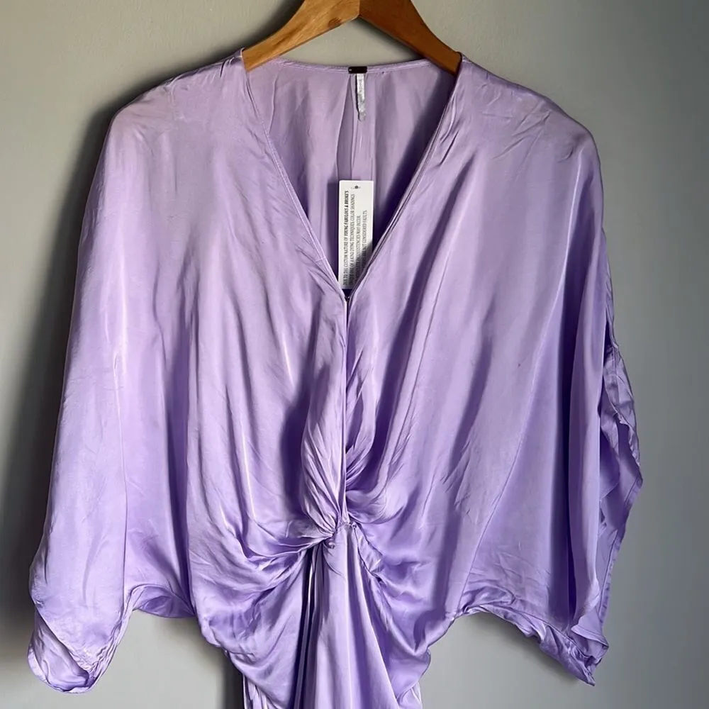 NEW YOUNG FABULOUS & BROKE Siren Maxi Lavender Dress - Image 5