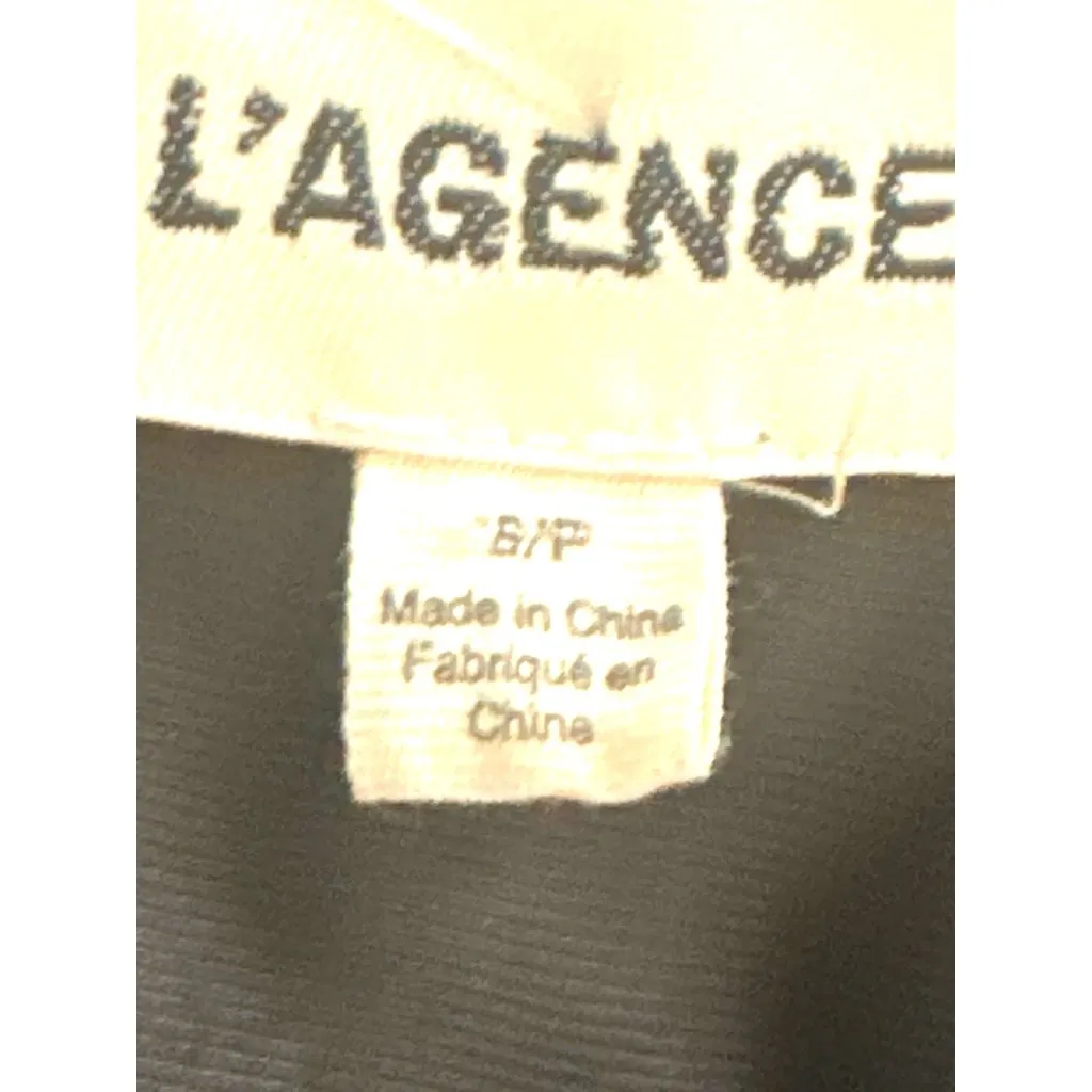 L’Agence 8P Bronze Metallic Python Print Mini Dress Glamcore Bodycon Night Luxe - Image 9