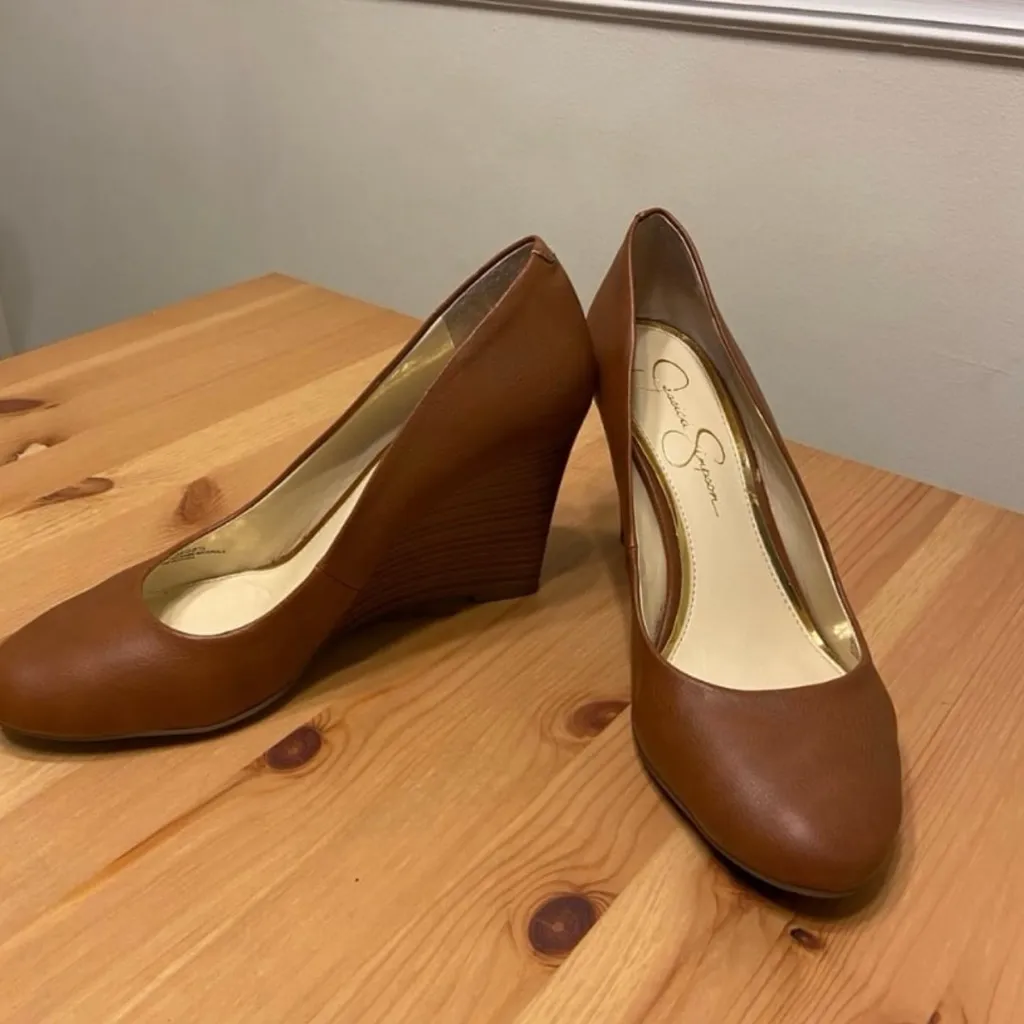 Jessica Simpson  Tan  Wedge Heels - Image 5